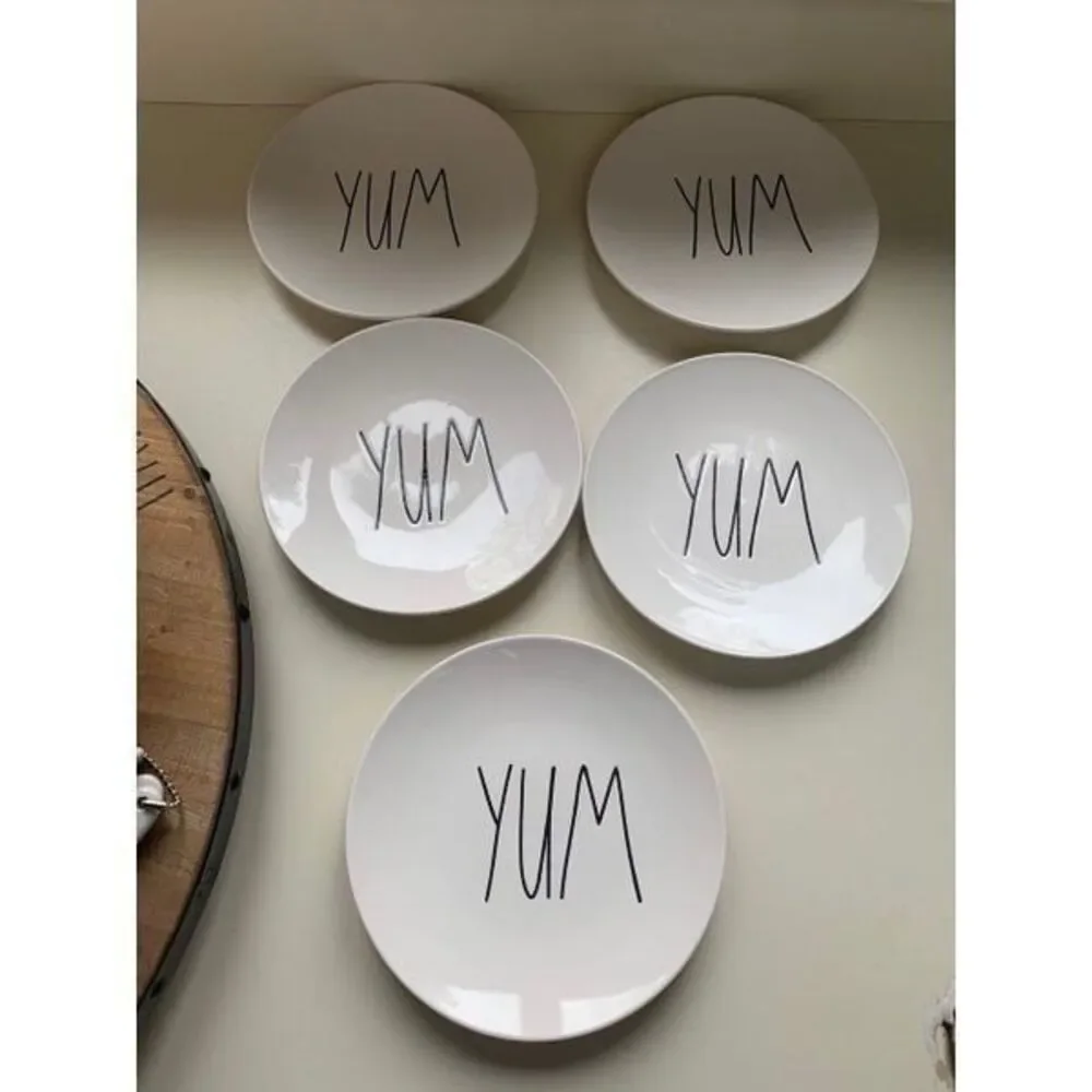 Rae Dunn Yum Plates